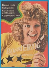 Algida boomerang gelato usato  San Giovanni la Punta