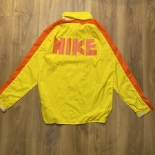 Jaqueta vintage retrô Nike cata-vento remake amarelo Anorak pulôver médio 1/2 zíper, usado comprar usado  Enviando para Brazil