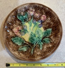 Antique majolica plate for sale  Coralville