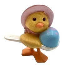 Hallmark Merry Miniatura Bebê Pato Galinha Amarela com Ovo de Páscoa na Colher QSM 8135 comprar usado  Enviando para Brazil