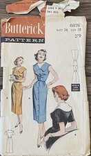 Butterick 6876 women for sale  GILLINGHAM