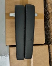 Armrest leather black for sale  BIRMINGHAM