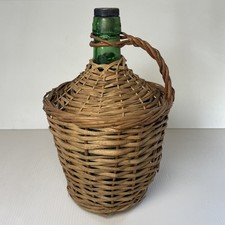 Vtg wicker wrapped d'occasion  Expédié en Belgium