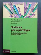 Statistica per psicologia. usato  Italia