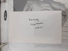 BILL WERBER CARTÃO DE ÍNDICE ASSINADO 3X5 1º BATEDOR NA TV BROOKLYN DODGERS YANKEES VERMELHO comprar usado  Enviando para Brazil