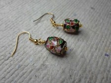 Handmade earrings cloisonne for sale  BIRMINGHAM