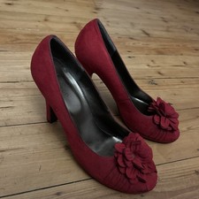 Red heels suede for sale  BIRMINGHAM