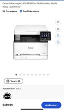 Canon imageclass mf641cw for sale  Flint