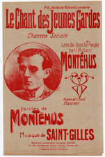 Partition chant montéhus d'occasion  Chaumont