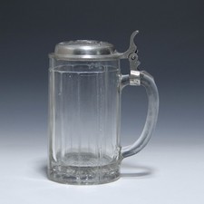 Jugendstil bierkrug zinndeckel gebraucht kaufen  Uelzen