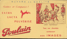 Buvard chocolat poulin d'occasion  Prissé