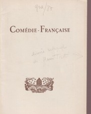 Programme comedie francaise d'occasion  Sète