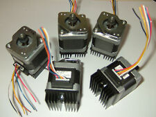 5 x NEMA 17 motor de passo x moinho robô RepRap Makerbot Prusa dissipador de calor impressora 3D comprar usado  Enviando para Brazil