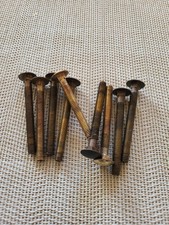 10x schlosschrauben messing gebraucht kaufen  Elfershausen