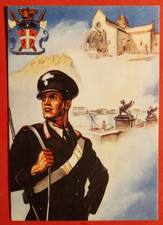 Cartolina legione territoriale usato  Pistoia