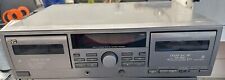 Grabadora/mazo de casete doble vintage JVC TD-W209, usado segunda mano  Embacar hacia Argentina