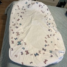 Lençol ajustável Pottery Barn Kids Monique Lhuillier etéreo berço borboleta comprar usado  Enviando para Brazil