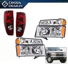 Ajuste para 04-12 Chevy Colorado Canyon faróis de para-choque farol âmbar + luz traseira, usado comprar usado  Enviando para Brazil