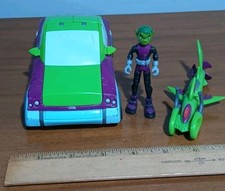 Boneco de ação raro Beast Boy & Car Teen Titans Go T-Vehicles 2003 Bandai  comprar usado Boneco de ação raro Beast Boy & Car Teen Titans Go T-Vehicles 2003 Bandai  comprar usado  Enviando para Brazil