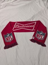 Nfl budweiser scarf for sale  CHORLEY