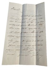 1847 handwritten letter for sale  NEWTOWN