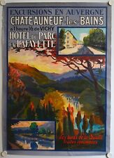 Affiche tourisme excursions d'occasion  La Courtine