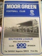 Moor Green v Mile Oak Rovers 1985/86 BHL comprar usado  Enviando para Brazil