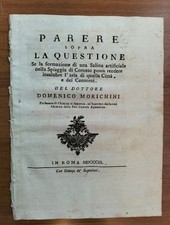 Domenico morichini parere usato  Italia