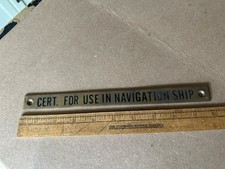 Vintage brass nautical for sale  Weymouth