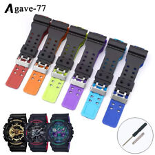 Pulseira de relógio de borracha de silicone para Casio G-Shock GA-100 GA-400 GA-120 GA-140, usado comprar usado  Enviando para Brazil