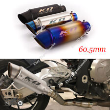60mm motorcycle exhaust for sale  TAMWORTH