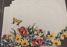 💜Conjunto de 4 Placemats Essential Home Butterfly Garden comprar usado  Enviando para Brazil