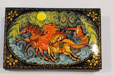 Russian lacquer box for sale  Meridian