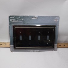 Placa de parede de metal AMERELLE Continental 4 gangues alternada - Latão escovado, usado comprar usado  Enviando para Brazil