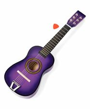 Mini guitarra acústica 23” madeira iniciante roxo brinquedo pequeno guitarra para crianças presente , usado comprar usado  Enviando para Brazil