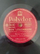 Rpm edith piaf d'occasion  Moutiers-les-Mauxfaits