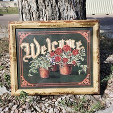 Large floral framed for sale  Fountain