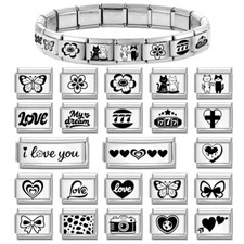 Silver italian charms for sale  MANCHESTER