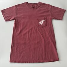 Camiseta Alabama bolso maré carmesim tamanho pequeno conforto cores vermelha 18x28,5, usado comprar usado  Enviando para Brazil