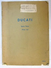 Lista de precios de repuestos de moto DUCATI todos los modelos 1963 segunda mano  Embacar hacia Mexico