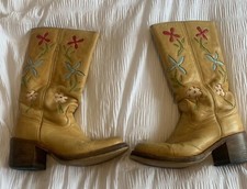 Womens leather cowboy for sale  HOCKLEY
