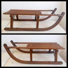Vecchio slittino legno usato  Italia