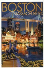 Boston massachusetts skyline for sale  Chesapeake
