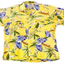 Usado, Camisa masculina anos 90 Bombay Bus Co tamanho M "Voando para o Havaí" estampa limitada colecionável comprar usado  Enviando para Brazil