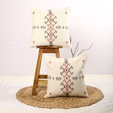 Autêntico Sofá Conforto Decoração Sabra Capa Almofada Conjunto de 2 Fronhas Quadradas comprar usado  Enviando para Brazil