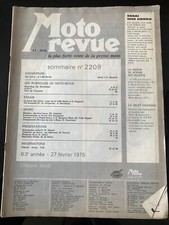 Moto revue 1975 d'occasion  Le Creusot
