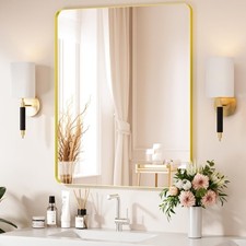 Gold bathroom mirror for sale  Seattle