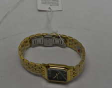 Relógio de pulso feminino Waldor & Co Eternal 22 Bellagio pequeno quadrado verde/dourado comprar usado  Enviando para Brazil