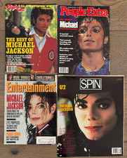 Lote de 4 revistas Michael Jackson: Right On; People Extra; Entertainment 1980's comprar usado  Enviando para Brazil