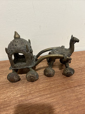 Vagão antigo de bronze cavalo camelo e carrinho carruagem hindu comprar usado  Enviando para Brazil
